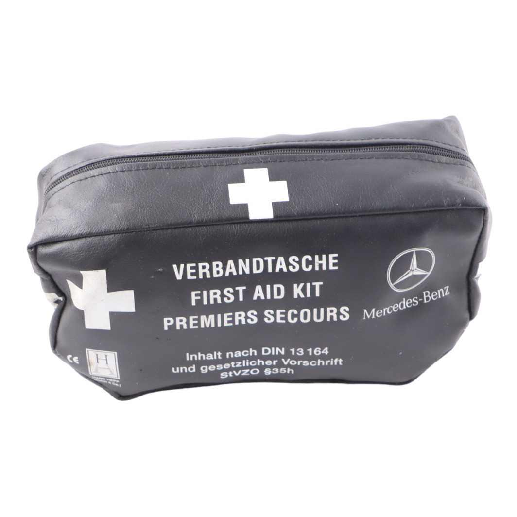 Mercedes Universal First Aid Emergency Medical Kit Black Pouch A2038600150