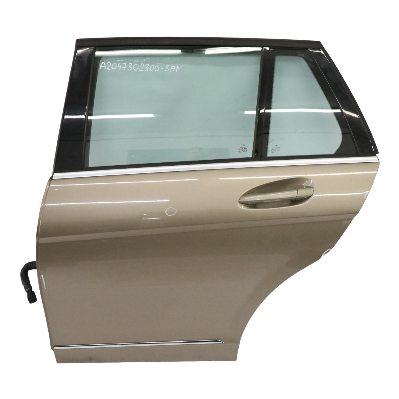 Mercedes S204 Door Rear Left N/S Covering Sanidine Beige Metallic - 798