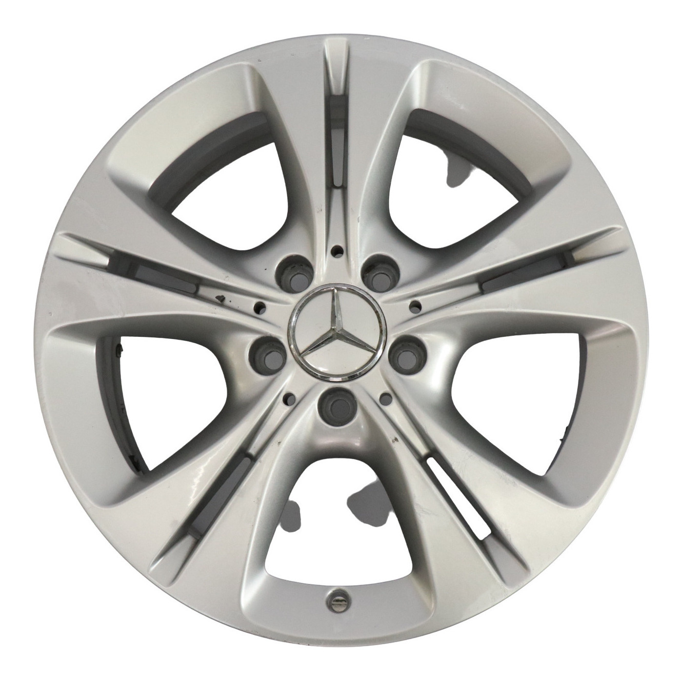 Mercedes W205 Silber Felge 5 Doppelspeiche 17" 7J ET:48,5 A2054014300