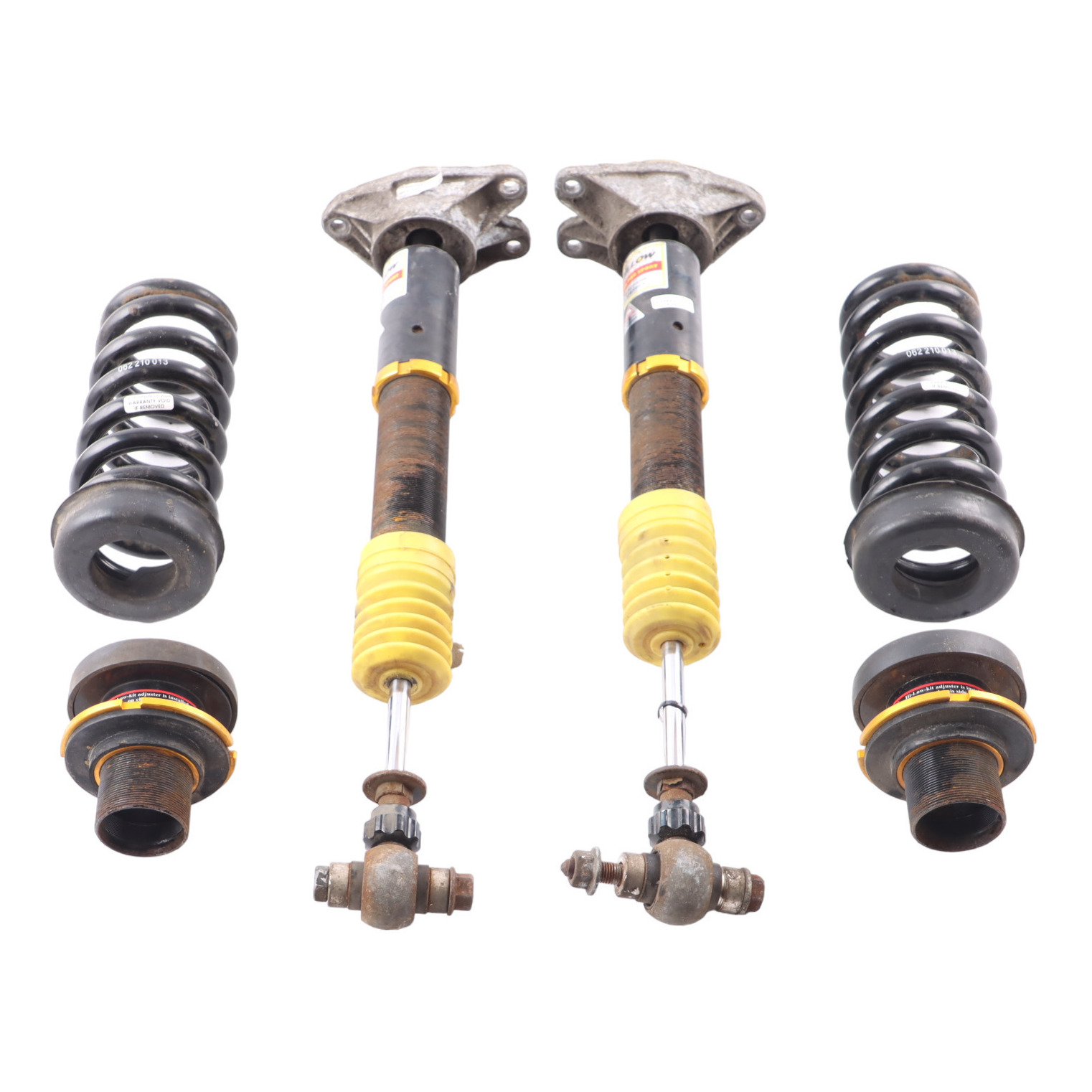 Spring Strut BMW F30 Yellow Speed Racing Front Axle Suspension Coilover Set