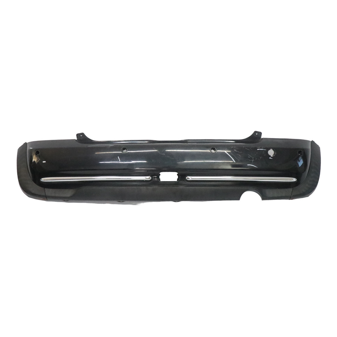 Rear Bumper Mini R50 Trim Panel Chrome Astro Black Metallic - A25