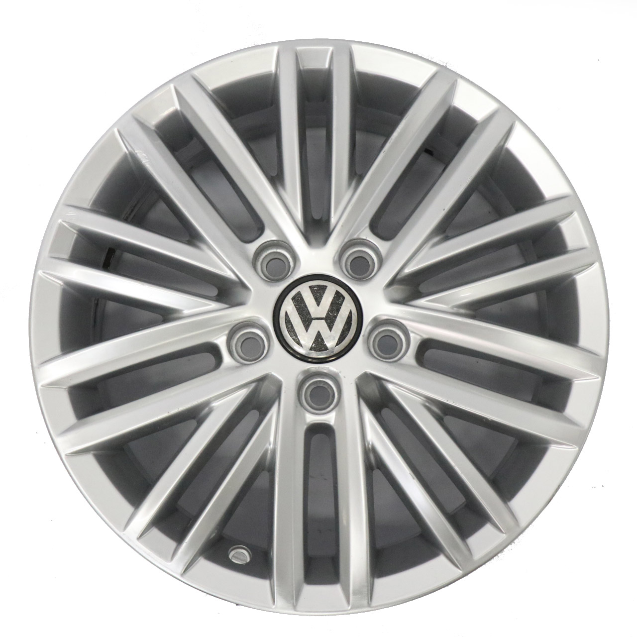 VW Volkswagen Caddy Silberne Leichtmetallfelge 16" 6J ET:50 2K5601025J