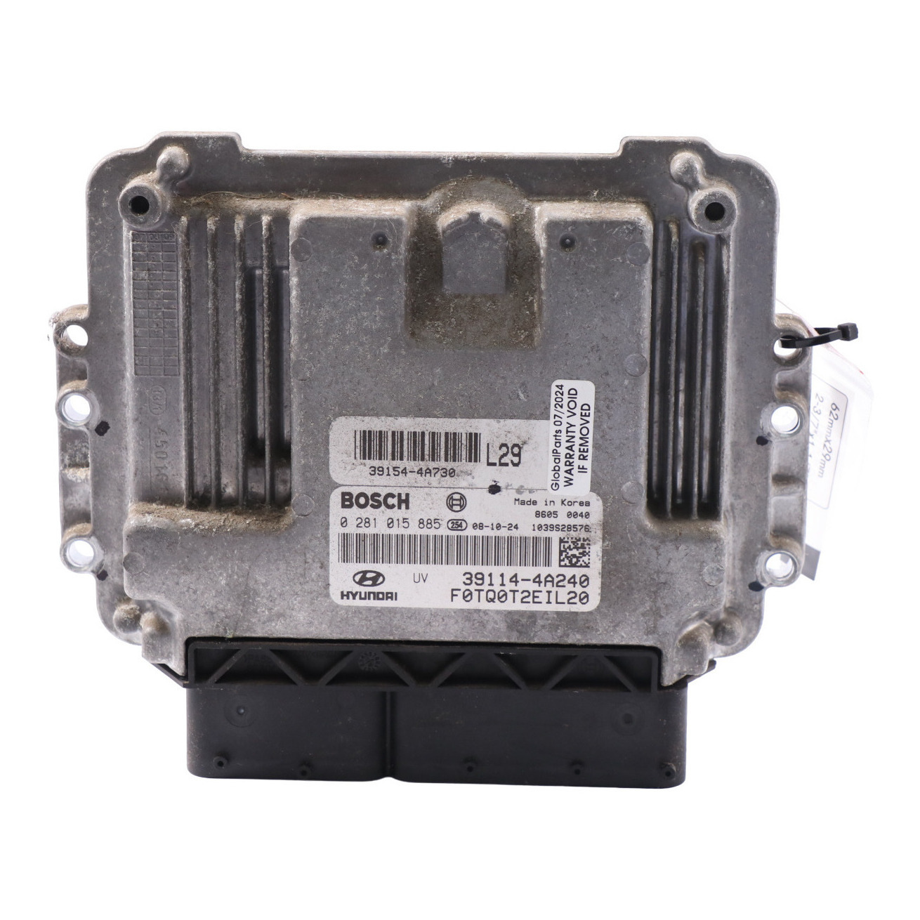 Hyundai H-1 2.5 Diesel Engine Control Unit Module 39114-4A240 Manual