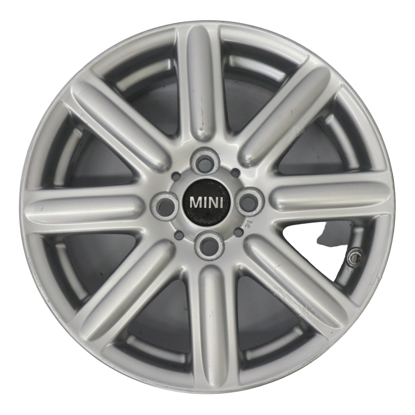 Mini Cooper R55 R56 Silver Wheel Alloy Rim 16" 6,5J ET:48 Rib Spoke 115 6791941