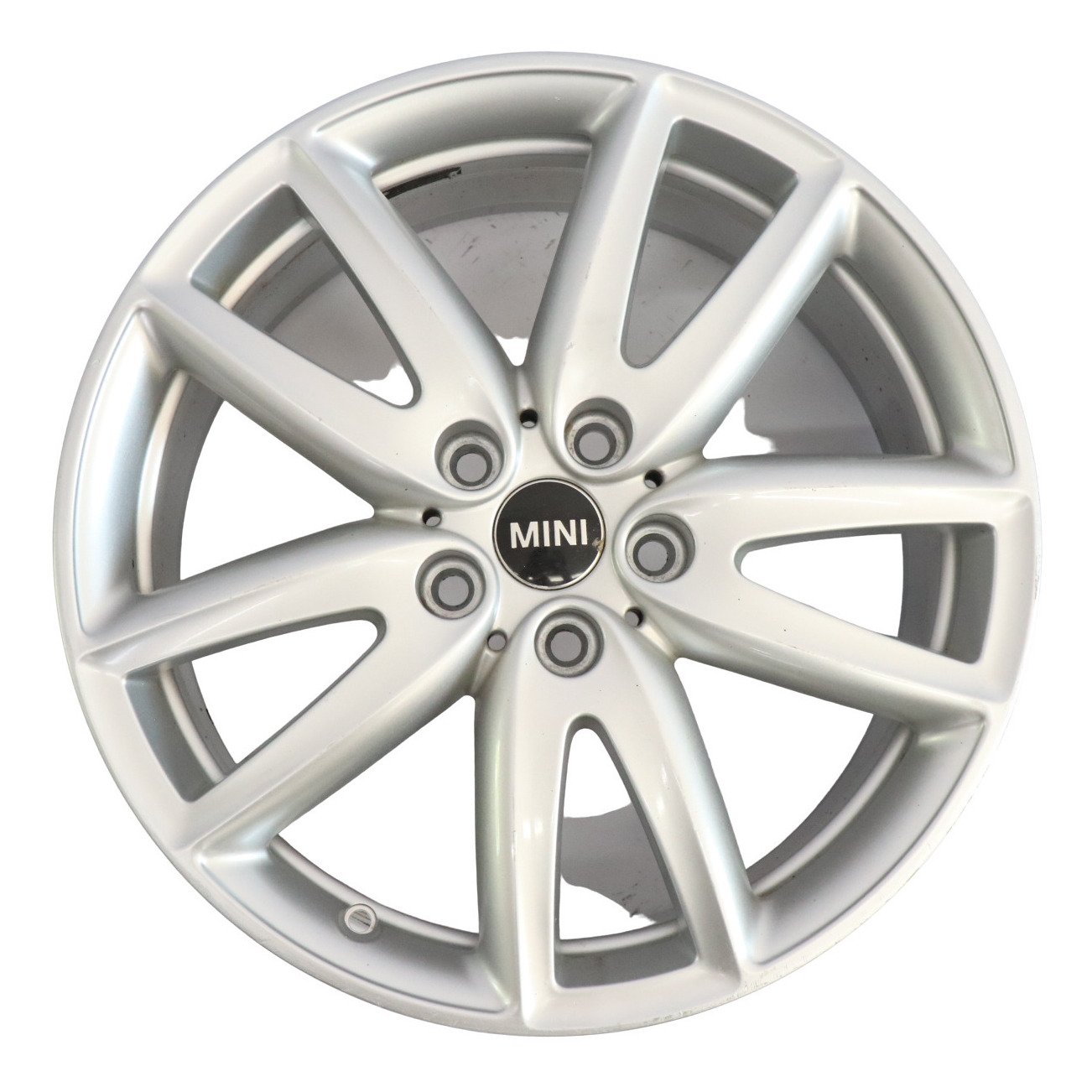 Mini F54 Silber Felge 18" 8J ET:57 JCW Grip Speiche 6856049