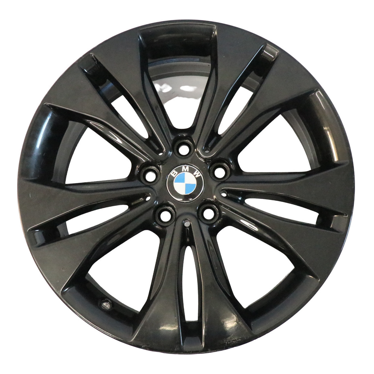 BMW F39 F48 Schwarz Leichtmetallfelge 18" 7,5J ET:51 Doppelspeiche 578 6885381