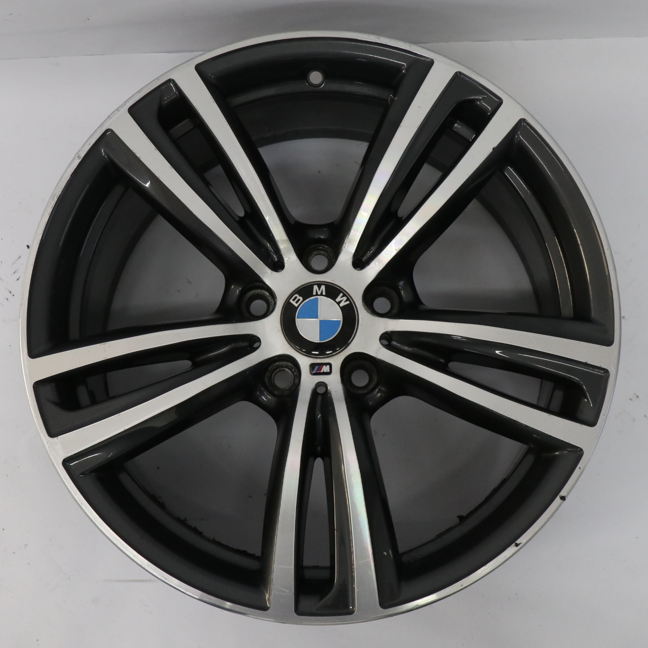 BMW F30 F31 Ferricgrey Hinten Felge Alufelge 19" 8,5J ET:47 M Doppelspeiche 442