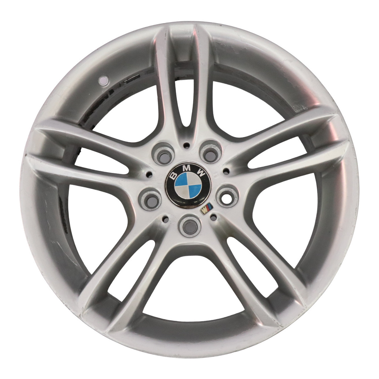 BMW E81 E87 Silber Vorne Felge Alufelge 18" M Doppelspeiche 261 7,5J 7891050