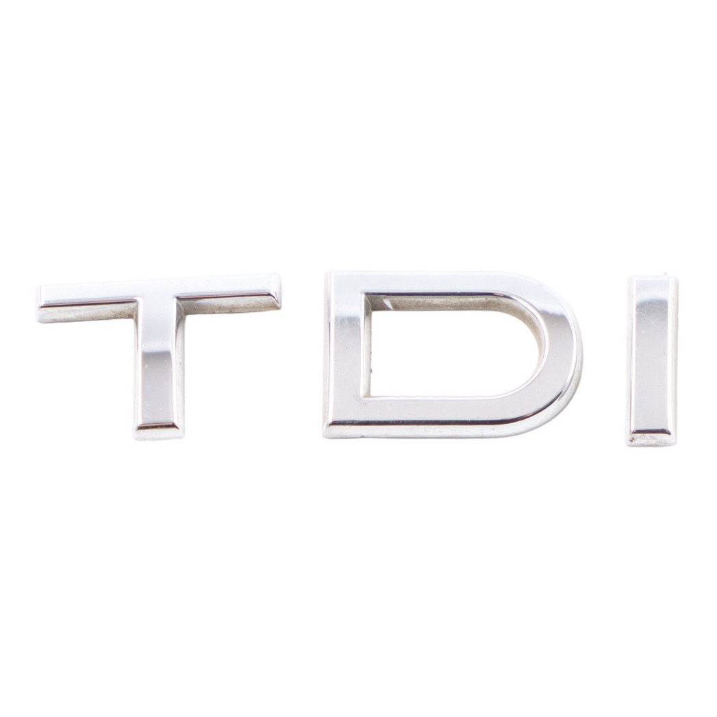 Audi A3 8P Heck Klappen Emblem TDI Schriftzug Emblem Chrom 8J0853737