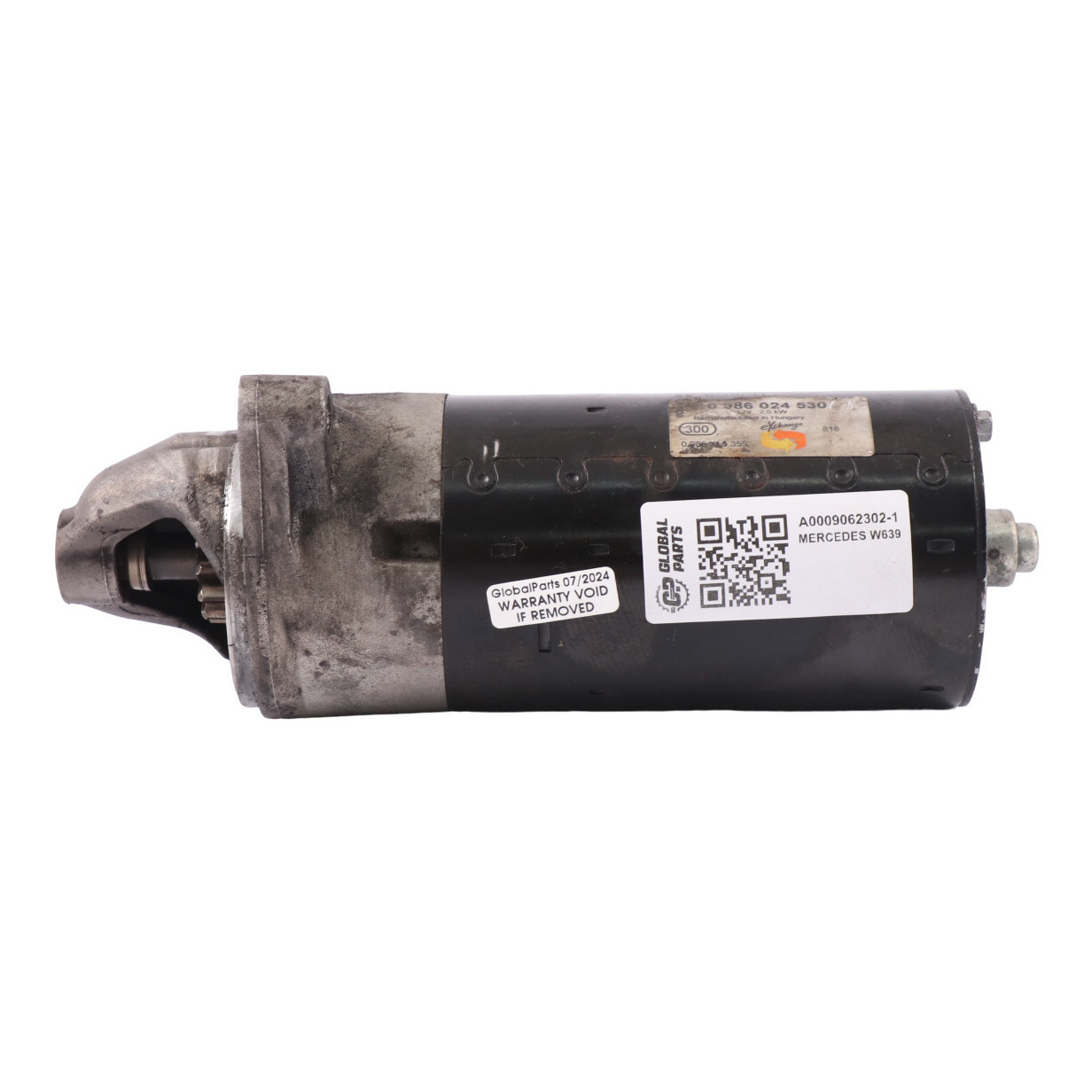 Starter Motor Mercedes W639 W906 Diesel Engine A0009062302 0986024530