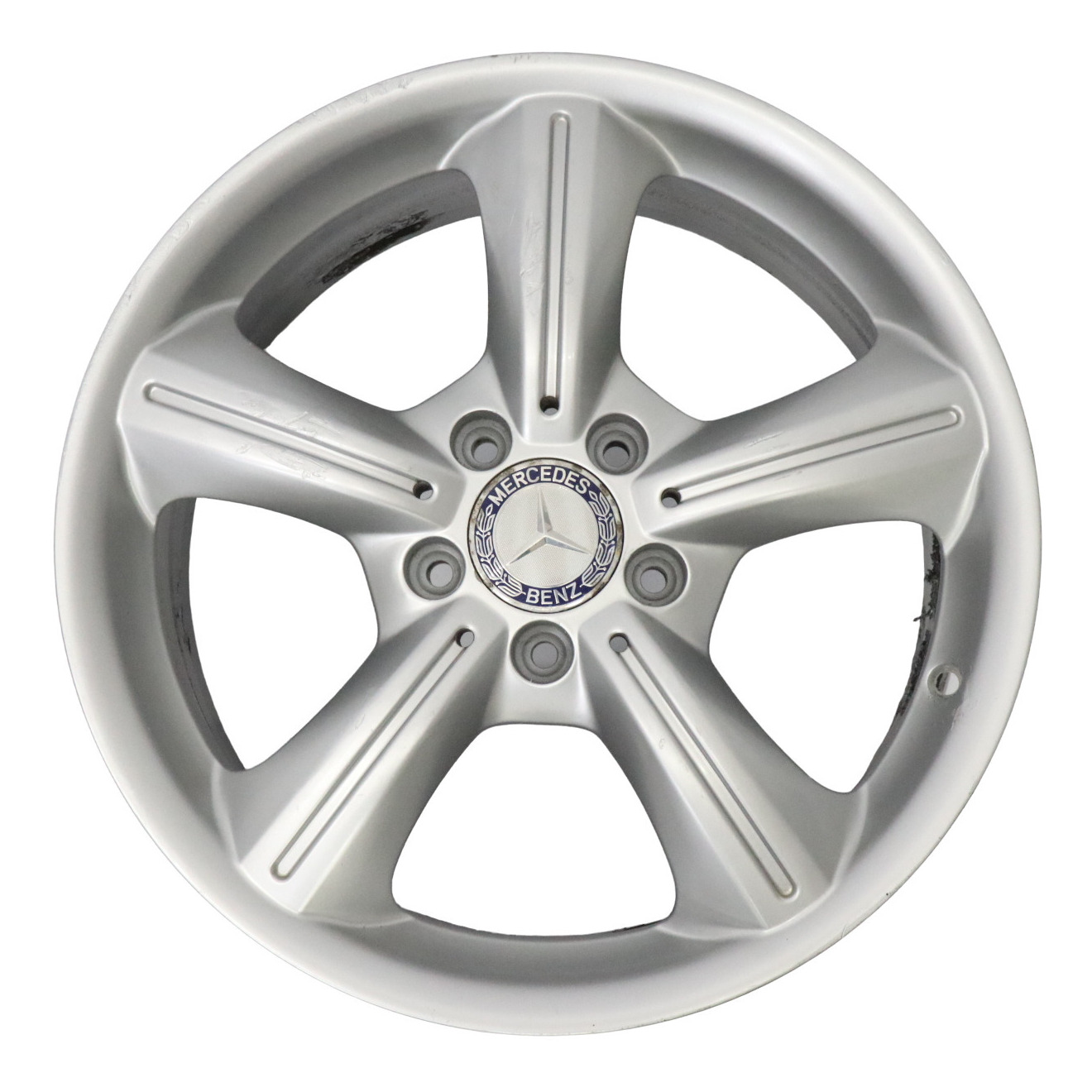 Mercedes SLK R171 Silber Leichtmetallfelge 17" 7,5J ET:36 5-Speichen A1714011202