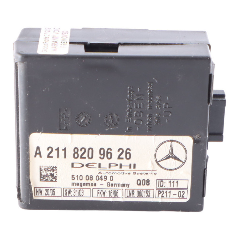 Mercedes W211 W219 Alarm Steuer Gerät ECU A2118209626