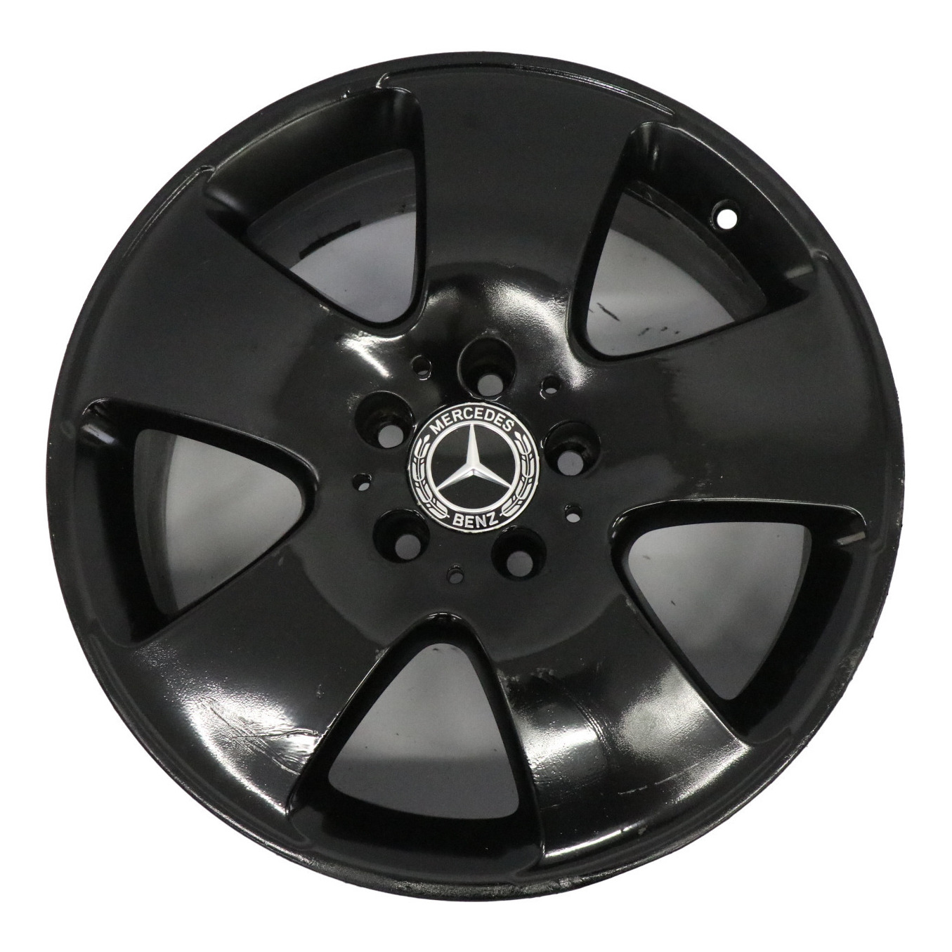 Mercedes W221 Schwarz Leicht Metall Felge 17" 8J ET:43 A2214010302