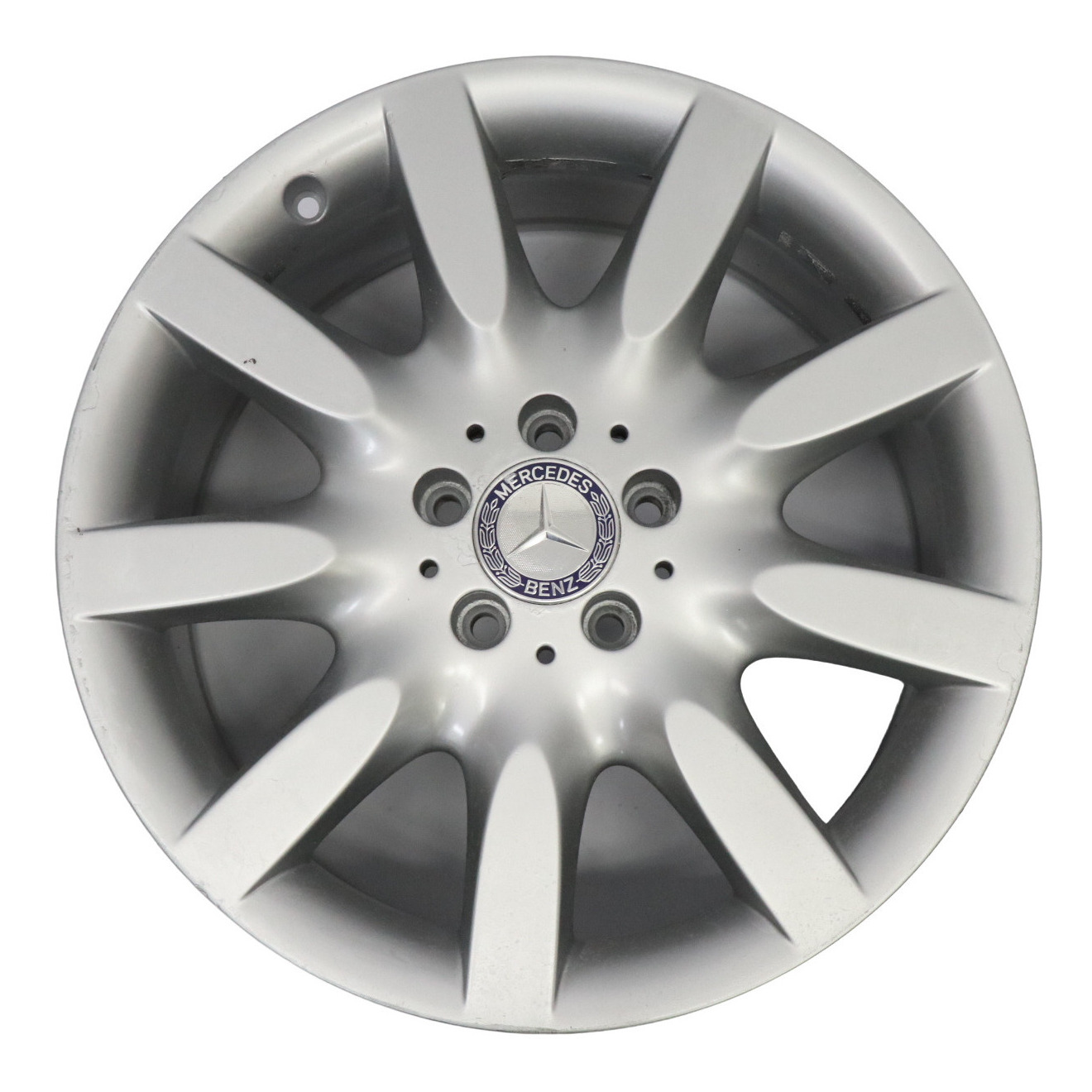 Mercedes W216 W221 Silberne Leichtmetallfelge 18" 8,5J ET:43 A2214011902