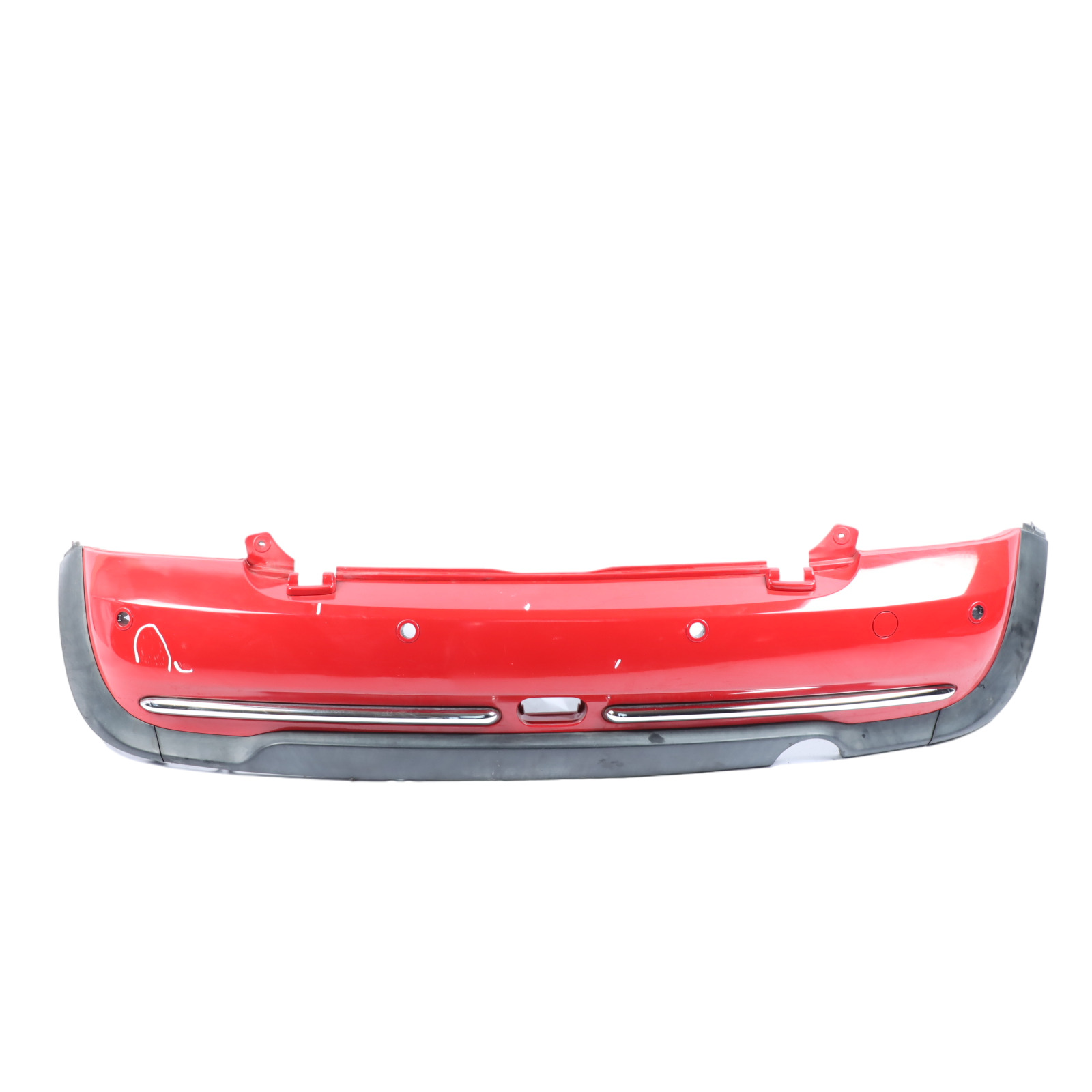 Mini R52 Cabrio Complete Rear Bumper PDC Trim Panel Chili Red - 851