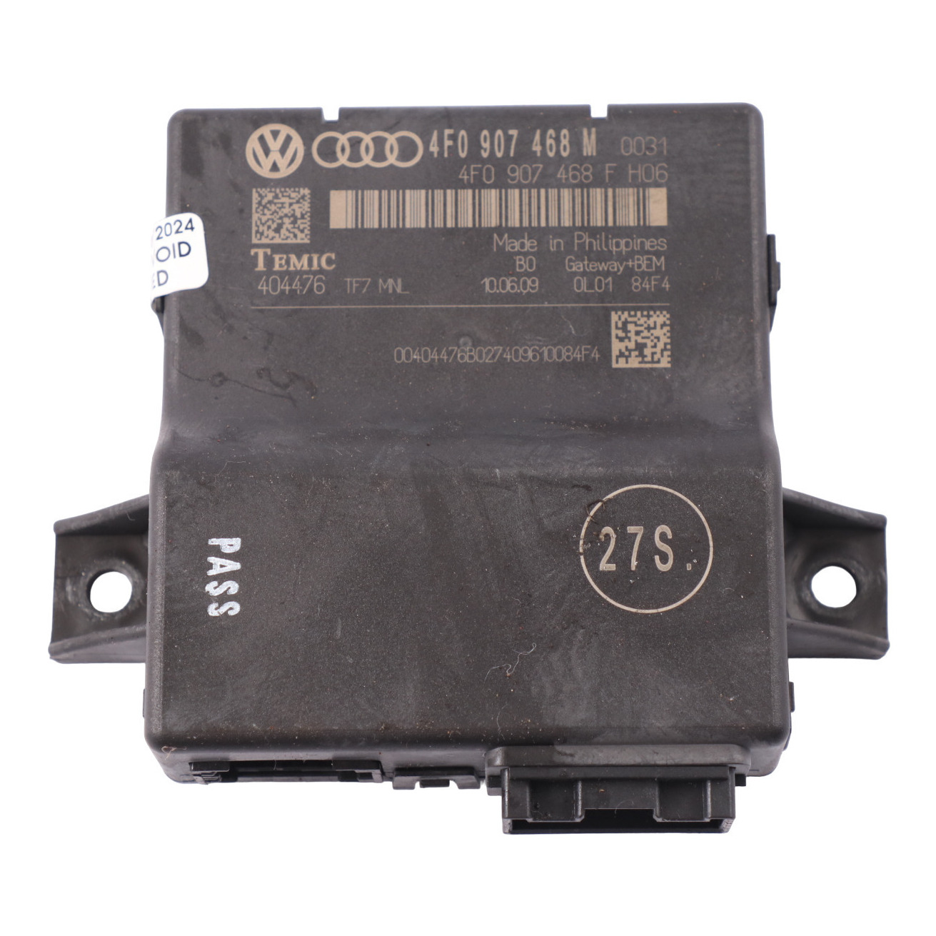 Audi A6 C6 Diagnoseschnittstelle Gateway Modul ECU Steuer Gerät 4F0907468M