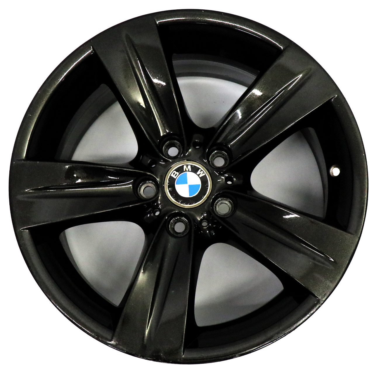 BMW E90 E91 E92 Schwarz Hinten Felge Alufelge 18" Sternspeiche 189 8,5J ET:37