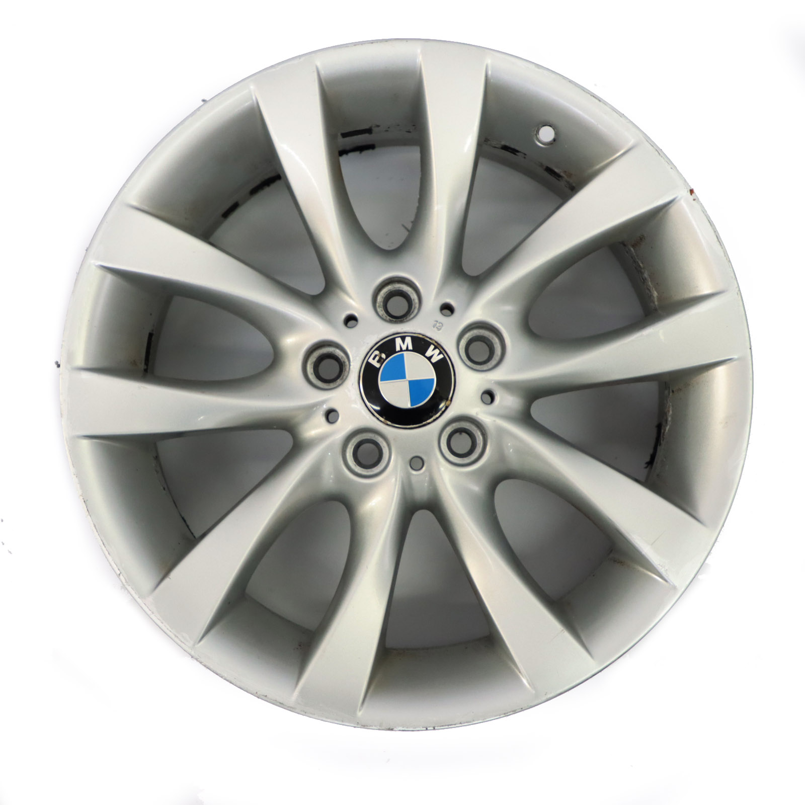 BMW E87 LCI Silver Light Alloy Wheel Rim 18" M V-spoke 217 8,5J ET:52 6779380