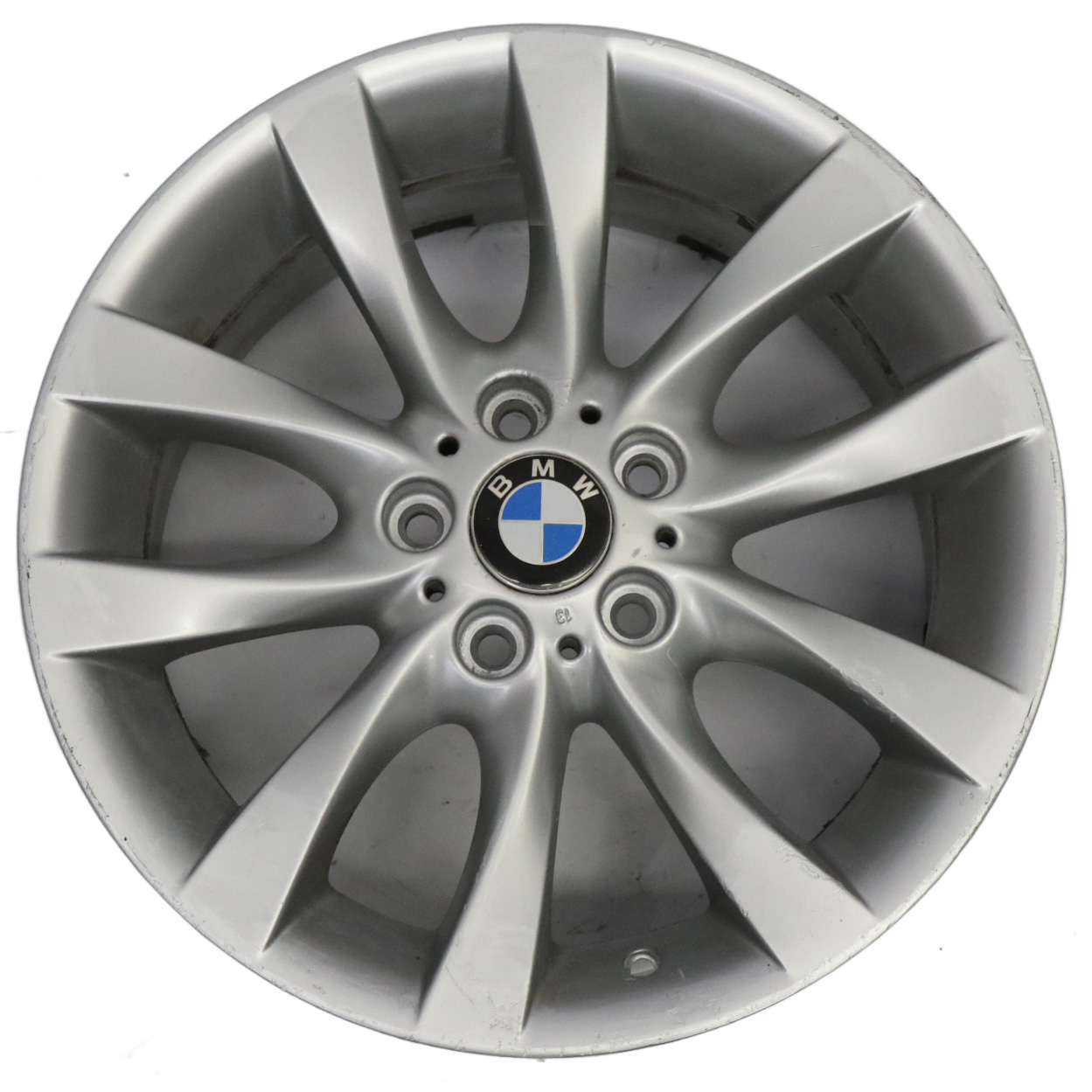 BMW E87 LCI Silver Light Alloy Wheel Rim 18" M V-spoke 217 8,5J ET:52 6779380