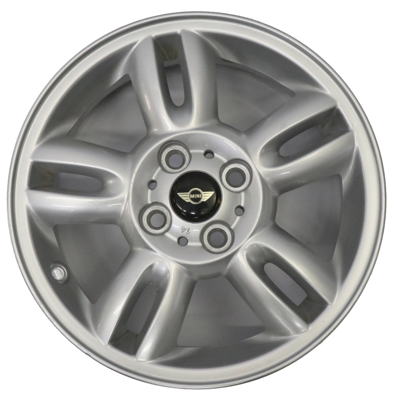 Mini Cooper R55 R56 Silber Alu Felge Alufelge 15" 5,5J 5 Star Twin Spoke 118