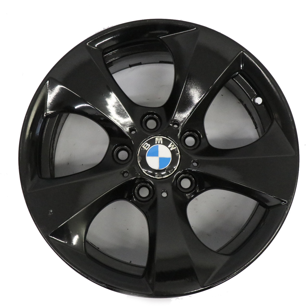 BMW E90 F30 Black Alloy Wheel Rim Left N/S 16" Streamline 306 7J ET:31 6795805