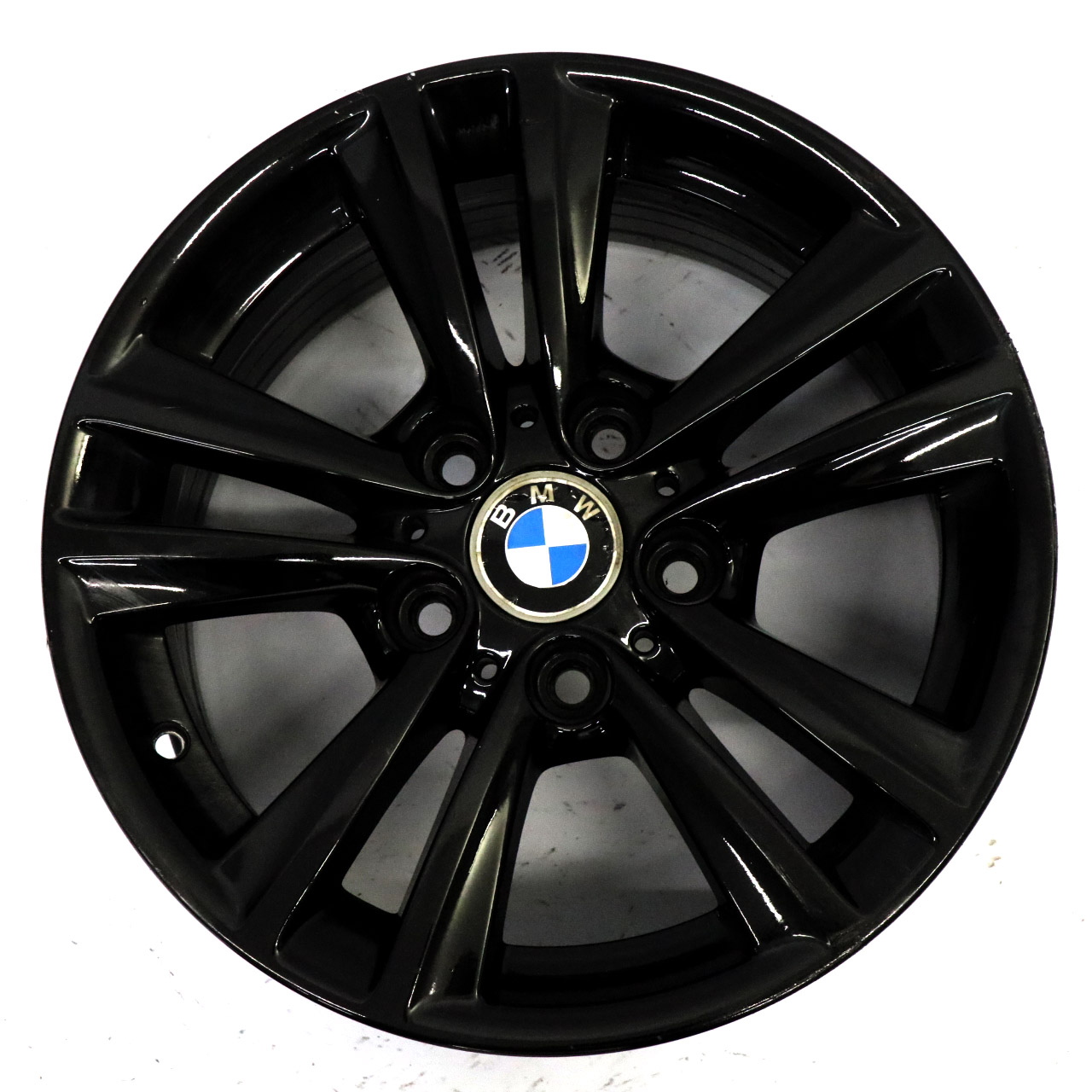 BMW F30 F31 LCI Black Alloy Wheel Rim 16" V Spoke 656 7,5J ET:37 6866304