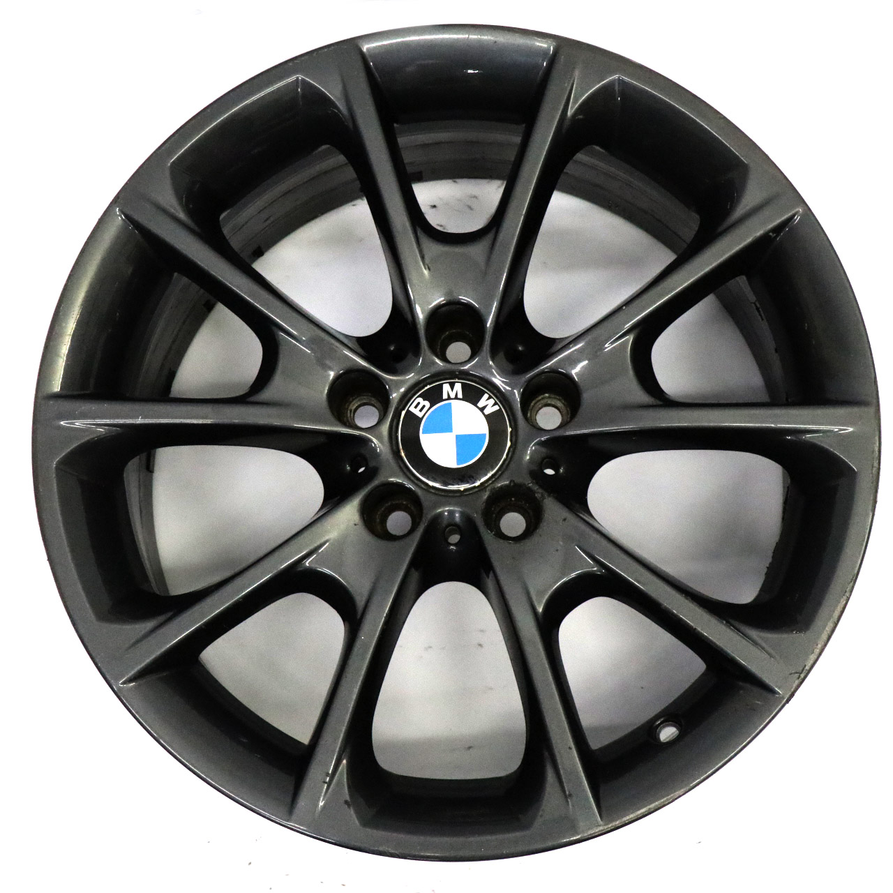 BMW F30 F32 F33 LCI Grey Alloy Wheel 18" 8J ET:34 V-Spoke Styling 398 6874819