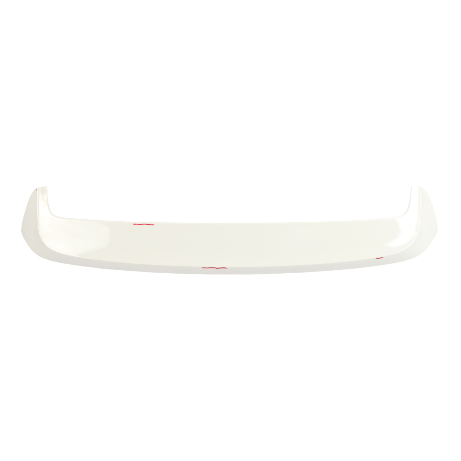 Volkswagen Polo Mk5 6R Rear Spoiler Boot Tailgate Trim Panel Candy White - LB9A