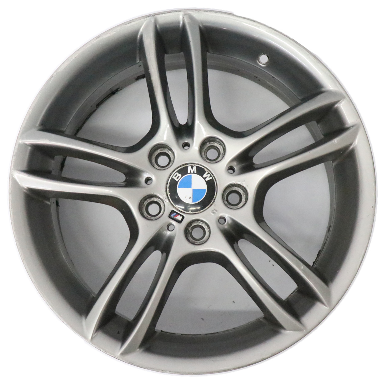 BMW E81 E87 Vorderseite Grau Leicht metall felge 18" 7,5J M Doppelspeiche 261