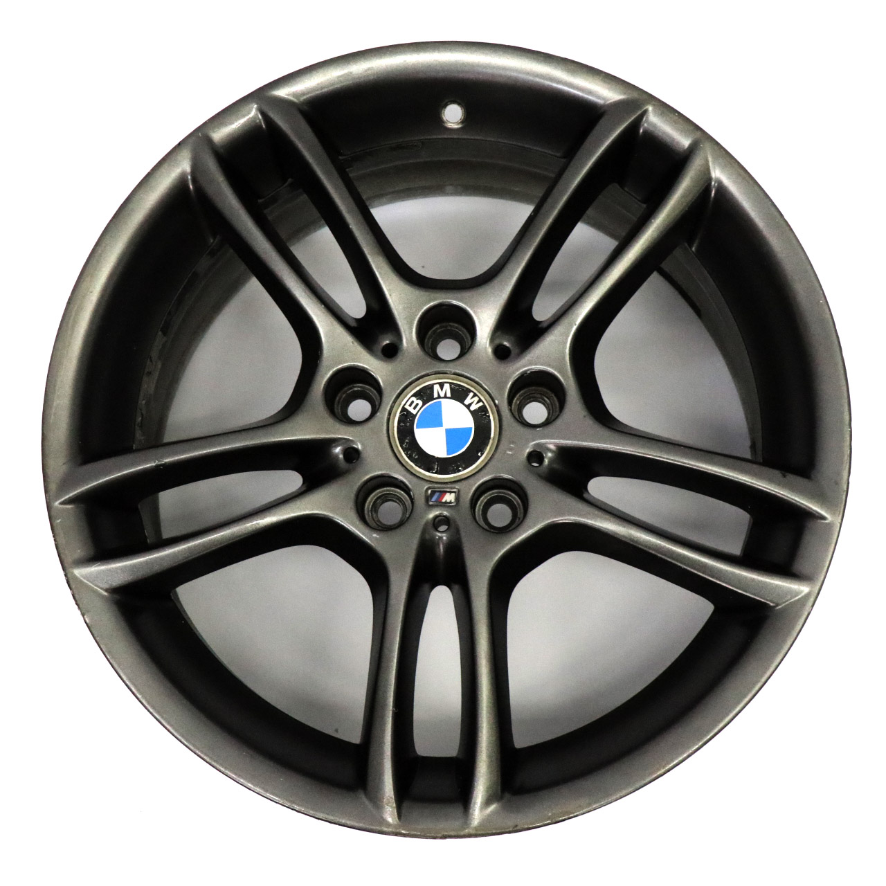 BMW E81 E87 Grey Rear Alloy Wheel Rim 18" 8,5J ET:52 M Double Spoke 261 7842608