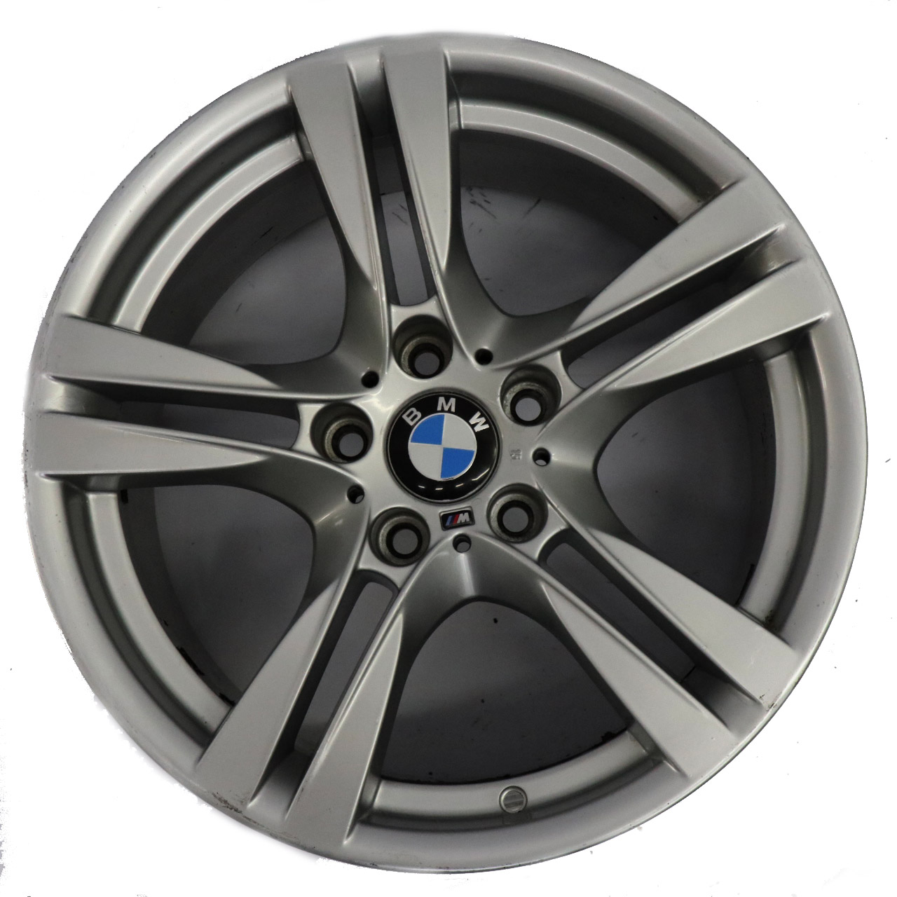 BMW E90 E91 E92 Silber Hinten Felge Alufelge 18" M Doppelspeiche 355 9J ET:41