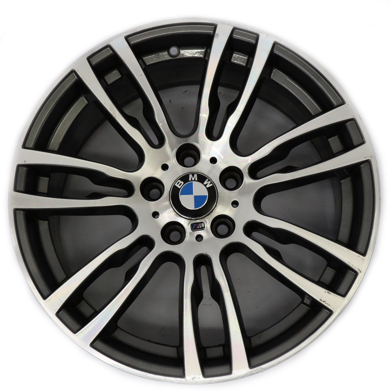 BMW F30 F31 Rear Silver Alloy Wheel Rim 19" ET:47 8,5J M Star Spoke 403 7845883