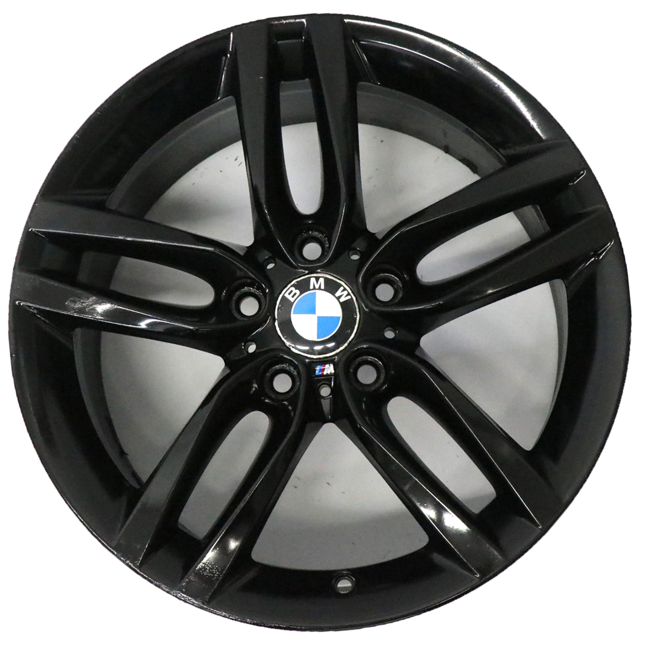 BMW F20 F21 Schwarz Leichtmetallfelge 18" ET:52 8J M Doppelspeiche 461 7846785