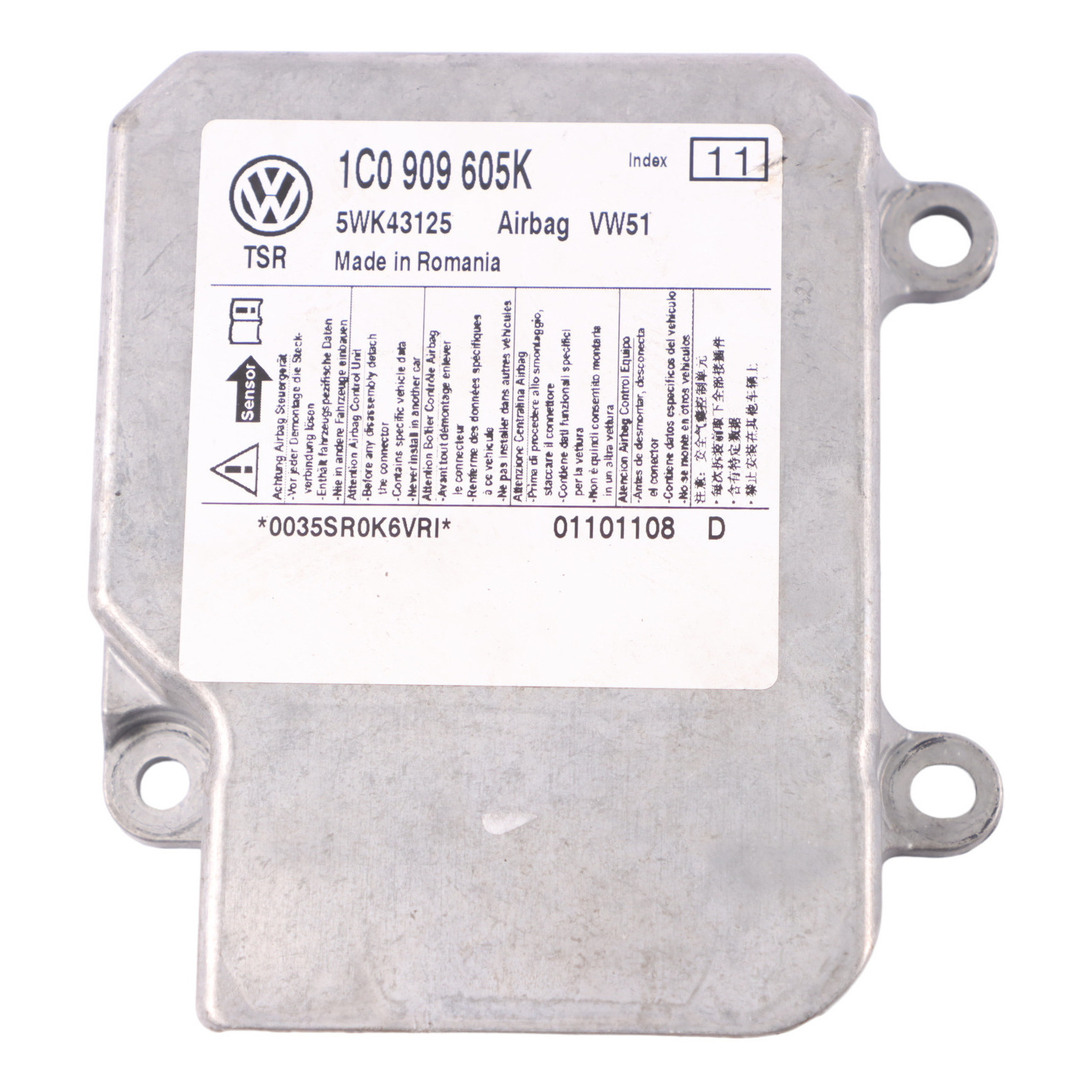 Volkswagen Fox 5Z Air Modul Steuergerät ECU Modul 1C0909605K