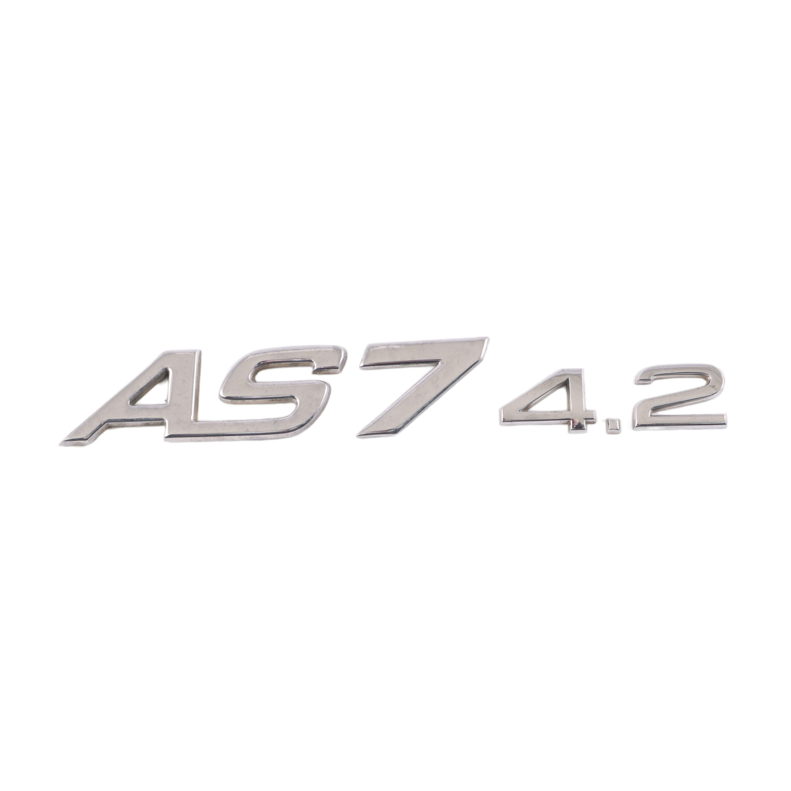 Audi Q7 4L Rear Boot Tailgate Emblem AS7 4.2 Lettering Badge Chrom 4E0853743S