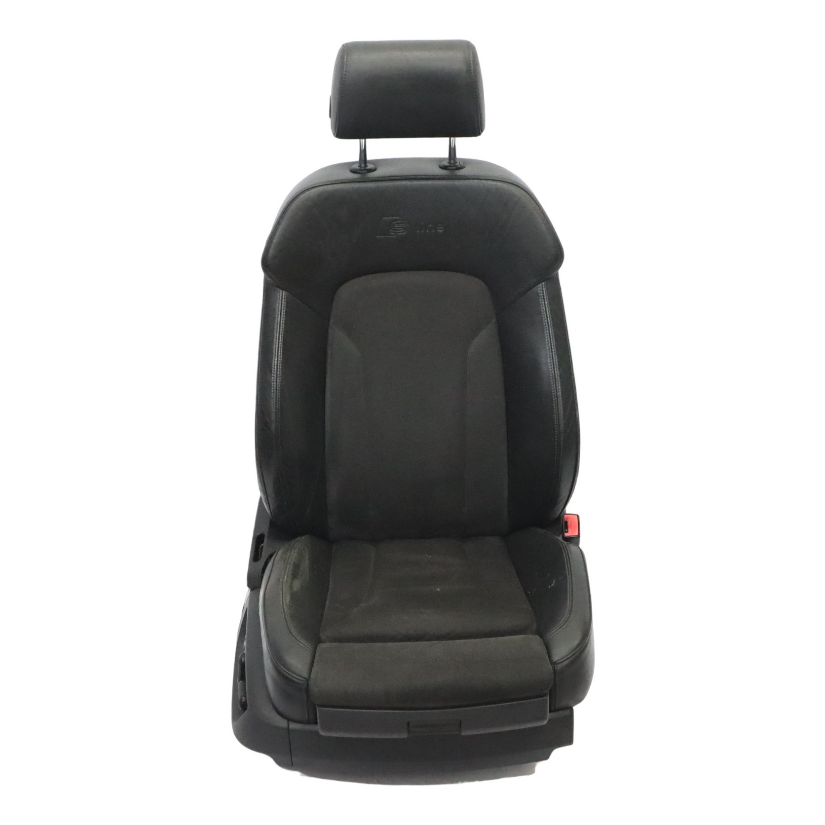 Audi Q7 4L Seat Front Right O/S S-Line Sport Heated Leather Alcantara Black