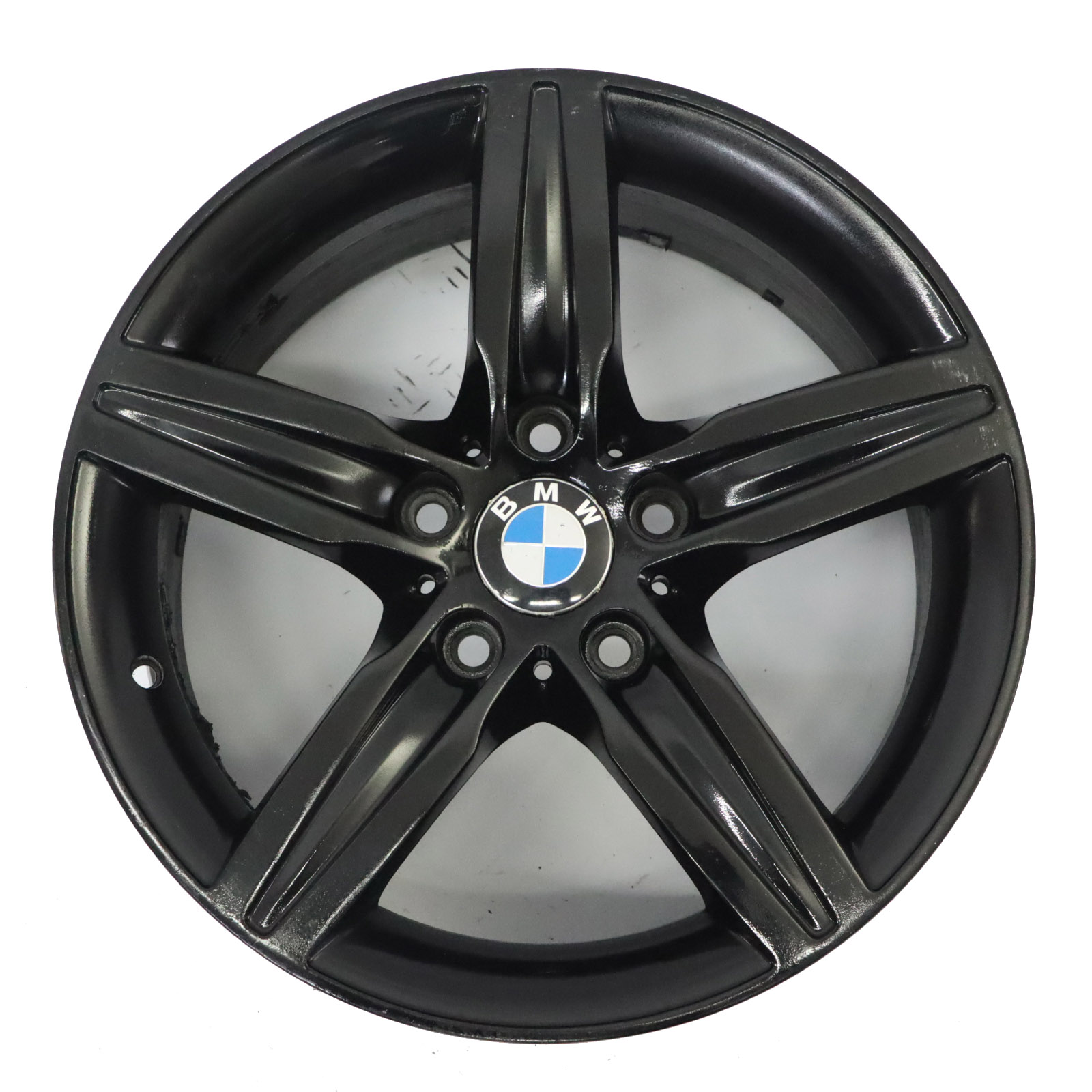 BMW F20 F21 Black Alloy Wheel Rim 17" Star Spoke 379 ET:43 7,5J 6850151