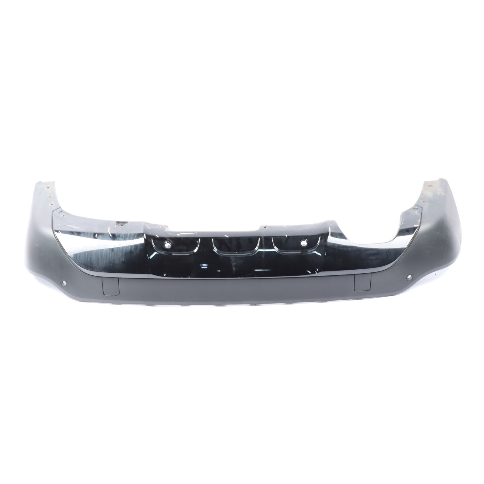 BMW X1 E84 Bumper Diffuser Rear Lower Centre Trim Panel Black Structured