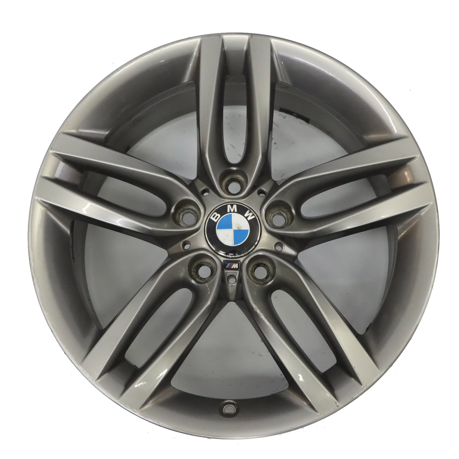 BMW F20 F21 Ferric Grey Rear Alloy Wheel Rim 18" 8J ET:52 M Double Spoke 461