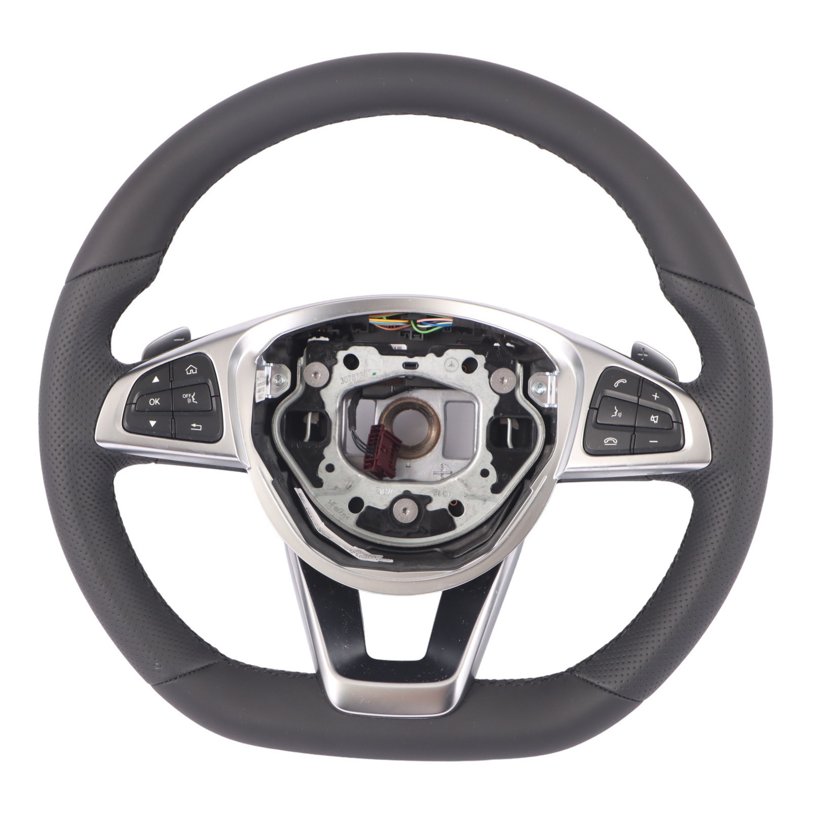 Steering Wheel Mercedes W205 C253 NEW Black Leather Multifunction Paddle Shift