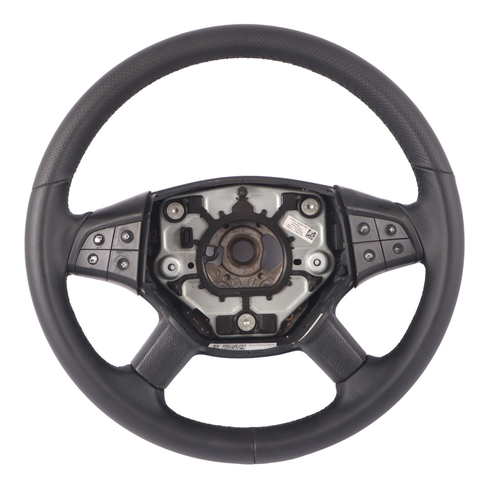 Mercedes W245 NEW Black Leather Steering Wheel with Black Threads Multifunction