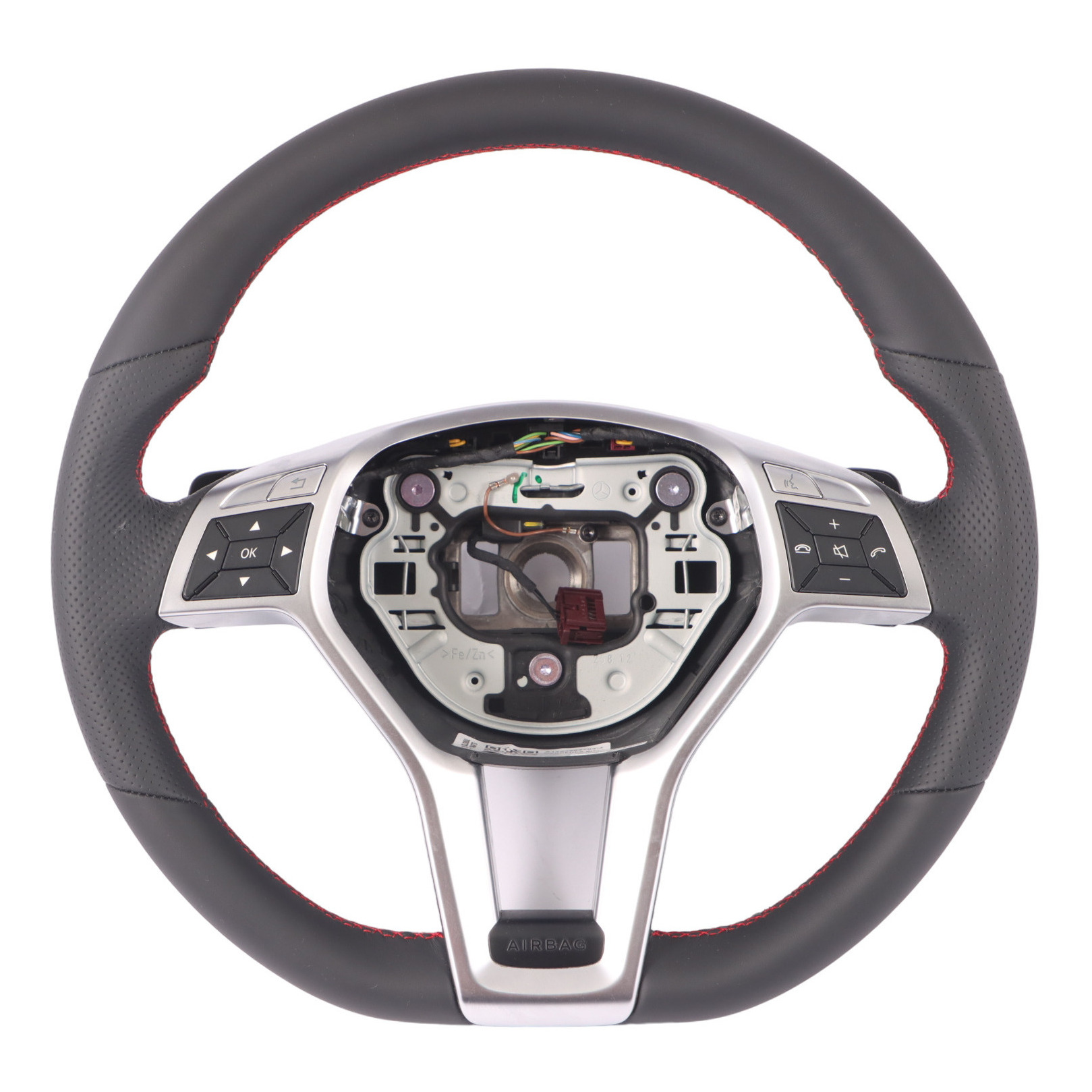 Steering Wheel Mercedes W204 C207 W212 NEW Black Leather Sport Paddle Shift