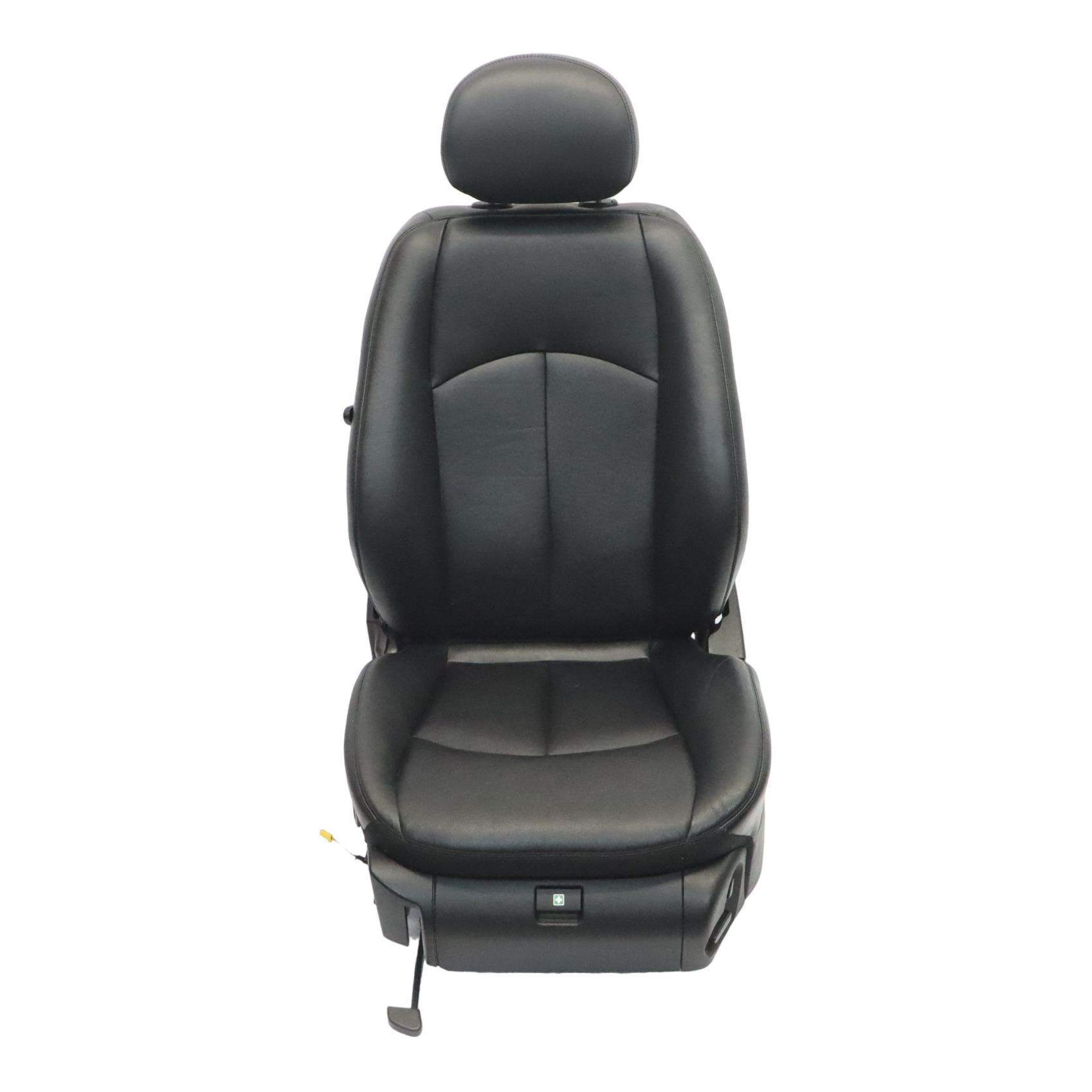 Mercedes W211 Sitz vorne links innen beheizt Leder Semi Anilin Schwarz