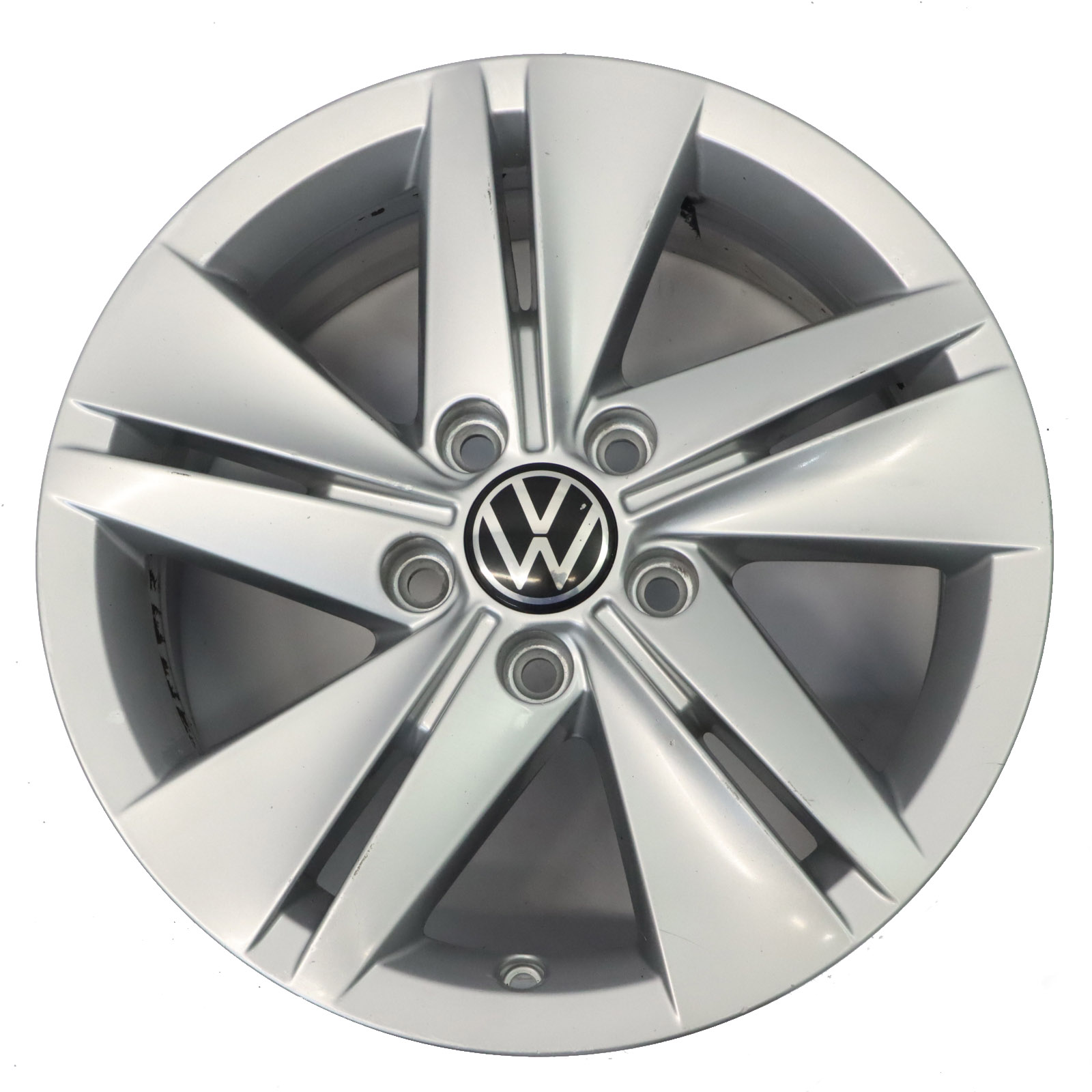 VW Volkswagen Golf Mk8 Silberne Leicht Metall Felge 16" ET:48 7J 5H0601025