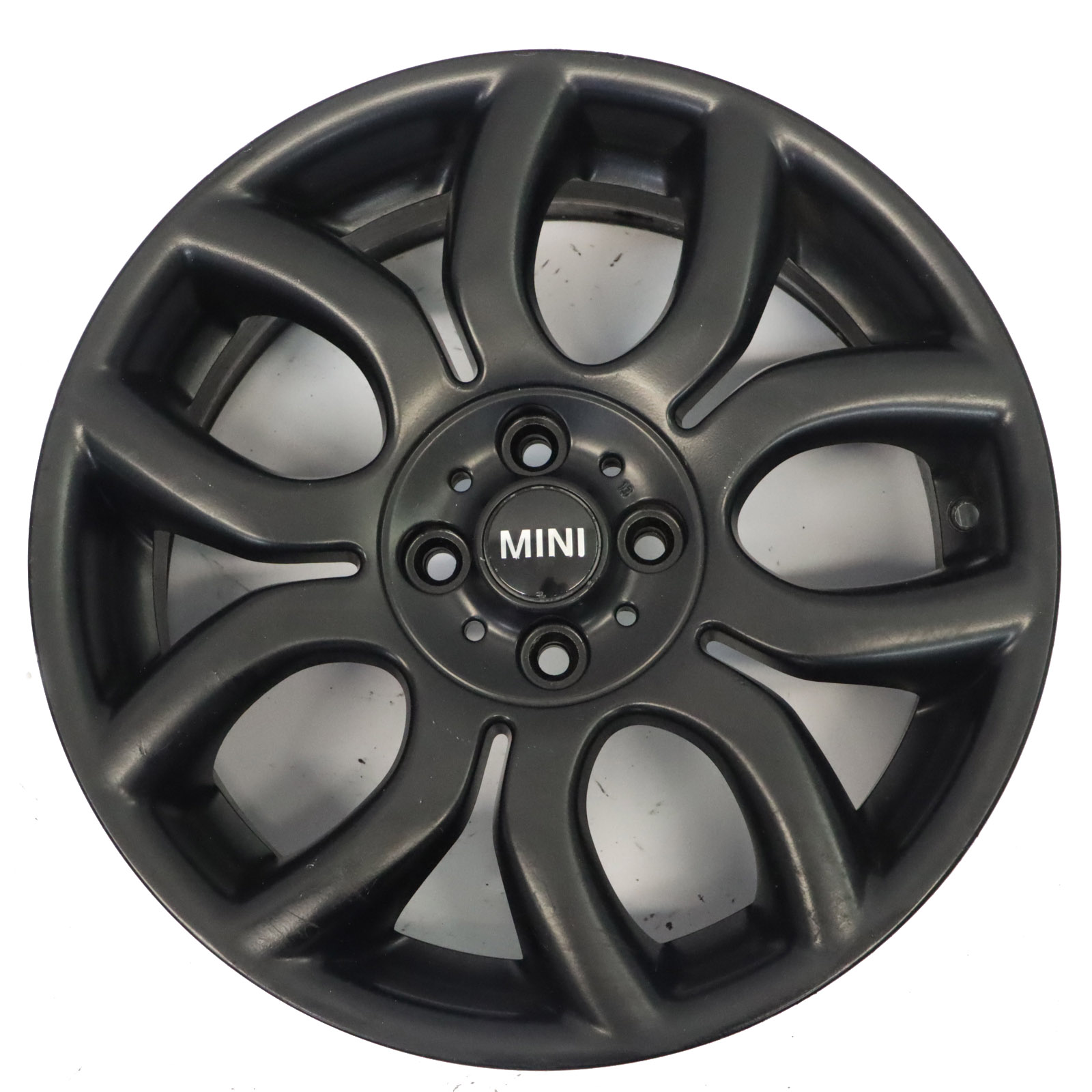 Mini Cooper 3 R50 R55 R56 Schwarz Alu Felge 17" 7J ET:48 Flamme Speiche 97