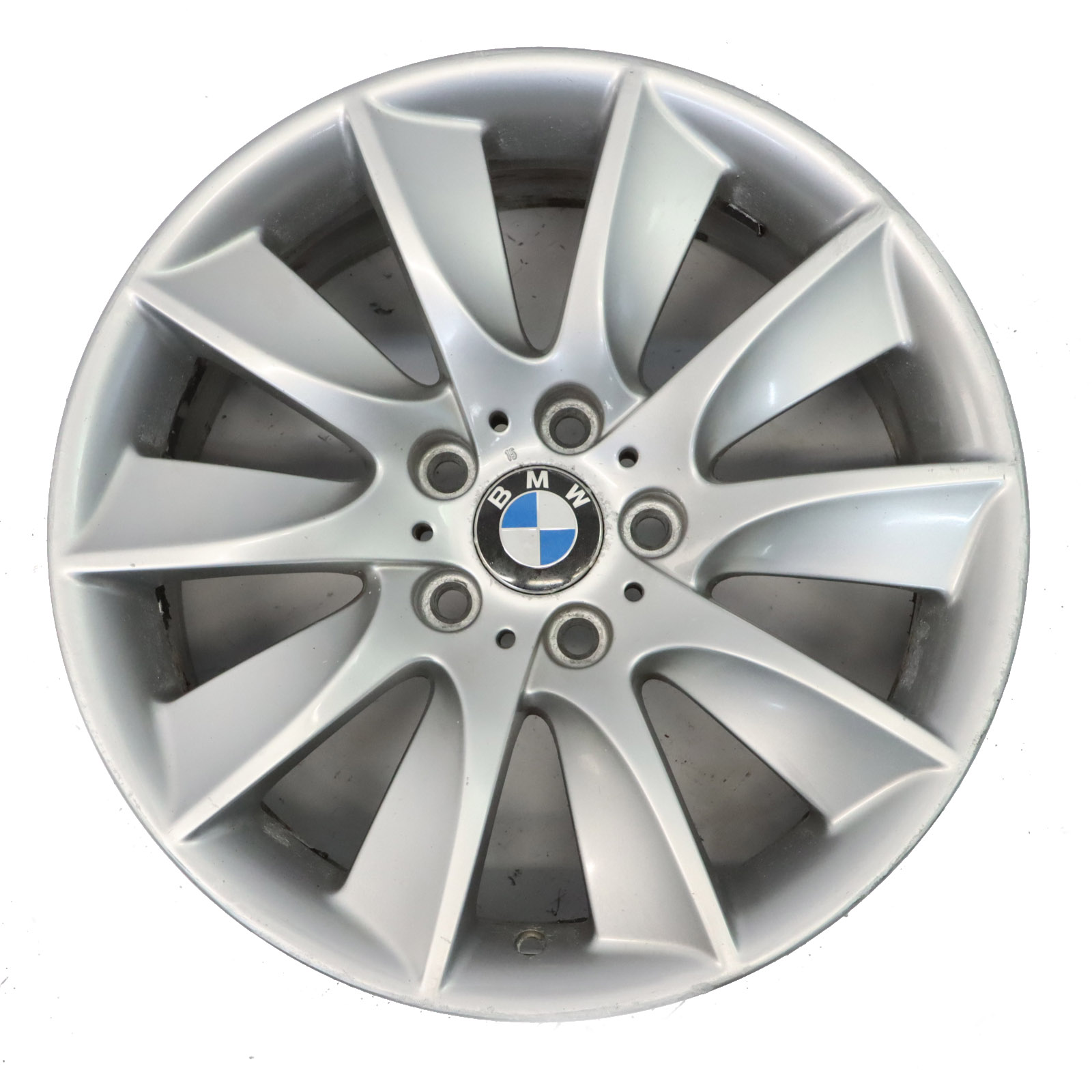 BMW F10 F11 Silver Light Wheel Rim 18" 8J ET:30 Turbine Styling 329 6790174