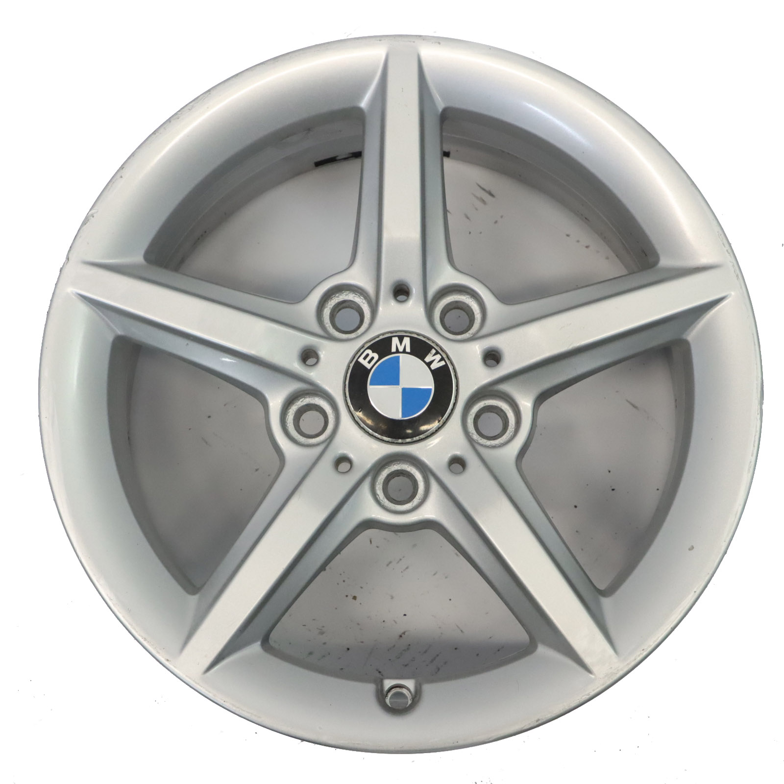 BMW F20 F21 F22 F23 Silver Wheel Alloy Rim 16" 7J ET:40 6866302 Star Spoke 654