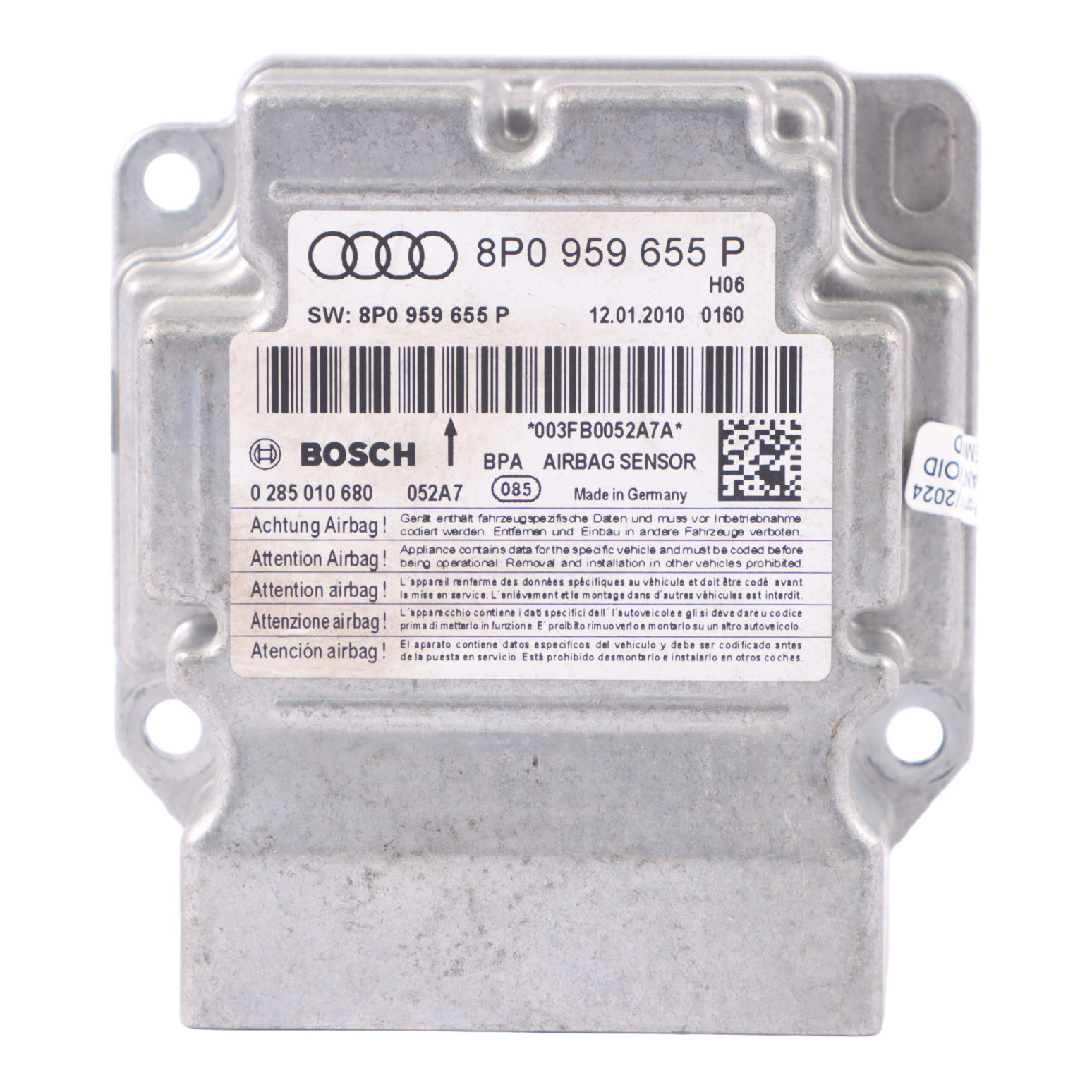 Audi A3 8P Air Modul Steuergerät ECU Modul 8P0959655P