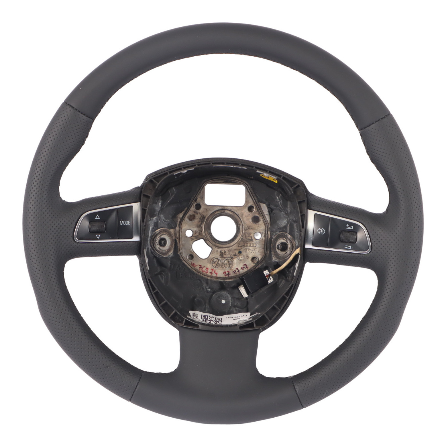 Steering Wheel Audi A4 B8 A5 8T NEW Black Leather Multifunction 8T0419091A