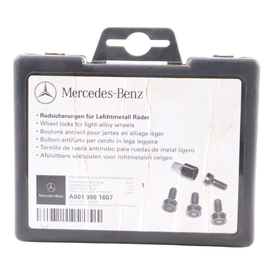 Sicherheitsschrauben Mercedes W176 W204 Radbolzen hinten vorne Satz A0019901607